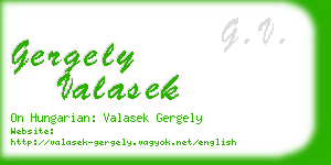 gergely valasek business card